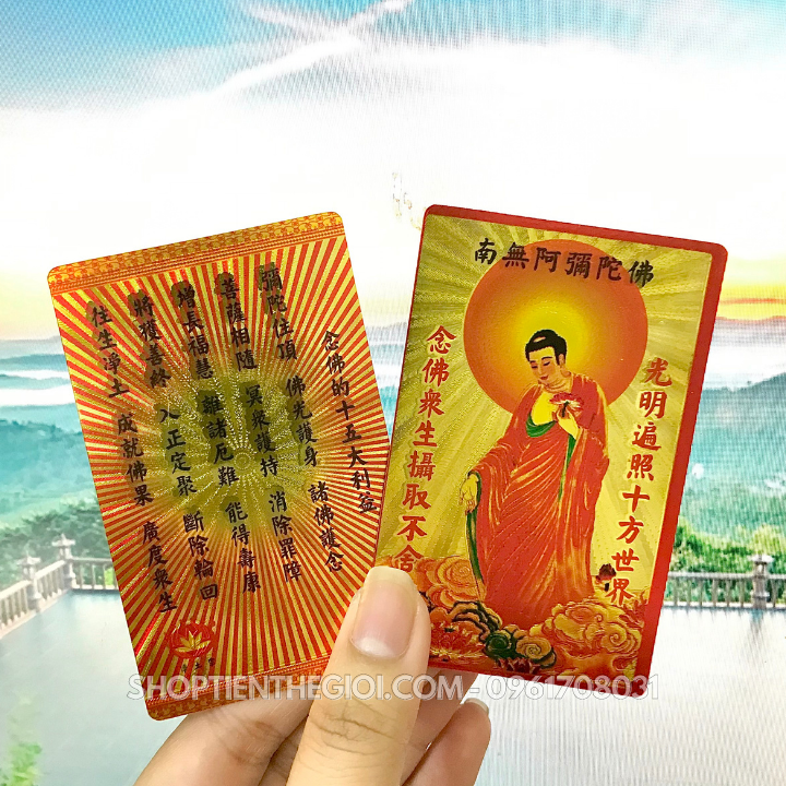 Thẻ Kim Bài Nam Mô A Di Đà Phật